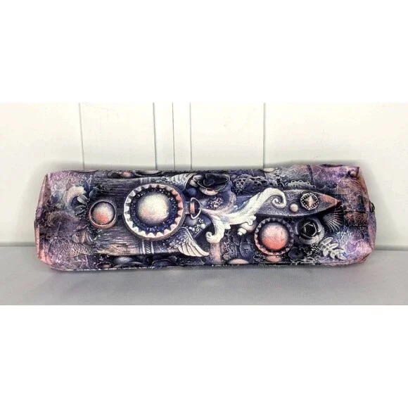 Prima Marketing Large Art Tool Pouch - Multicolor SteamPunk Style, Zipper - Picture 1 of 8